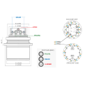 Moteur de translation pour mini pelle (12+12 trous) TOOMAT 31 MTR-TOOMAT31