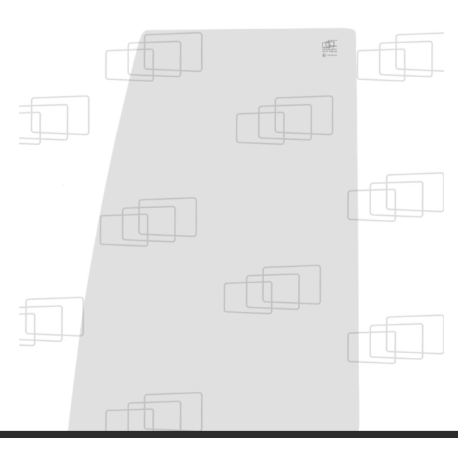 VITRE PORTE PARTIE HAUTE KUBOTA KX61-2 / KX61-2 APLHA / KX71-2 / KX71-2 ALPHA / KX91-2 / KX121-2 / KX161-2 (de 1997 à 2004) 0...