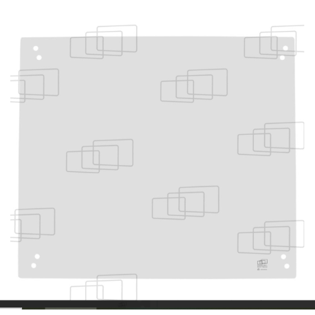 VITRE AVANT HAUTE CASE CK25 CK28 CK38 CK50 CK52 (DE 1991 A 1997) 063743B