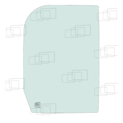 VITRE MAIN DROITE FIXE HYUNDAI R16-9 A PARTIR DE 2015 149539F