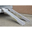 Paire de rampes alu 4 m - capacité de charge 5T RA150X40W