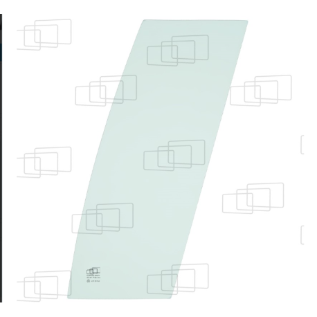 VITRE PORTE PARTIE HAUTE AVANT FIXE GAUCHE HITACHI ZX85US-5/5B ZX135US-5/5B ZX225US-5/5B ZX225USLC-5/5B (-5/-5B SERIES) (DE 2...