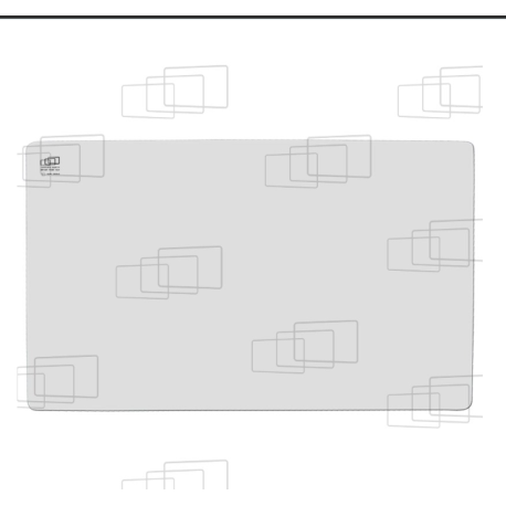 PARE BRISE PARTIE BASSE KUBOTA U35-3 ZTS / U35-3 ZTS ALPHA / U45-3 ZTS / U45-3 ZTS ALPHA / U50-3 ZTS (à partir de 2003) U30-3...