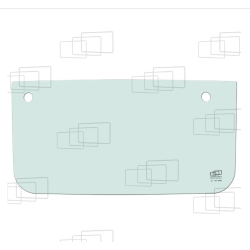 VITRE AVANT BASSE KOMATSU PC20MR-3 PC27MR-3 PC30MR-3 PC35MR-3 PC45MR-3 PC55MR-3 (de 2008 à 2017) 286343B