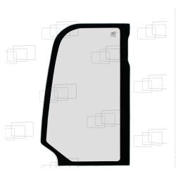 VITRE PORTE PARTIE HAUTE YANMAR C50R C50R-3 C50R-3A C50R-5 152698D
