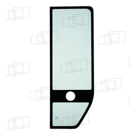 VITRE COTE DERRIERE PORTE GAUCHE YANMAR C50R C50R-3 C50R-3A C50R-5 056010E