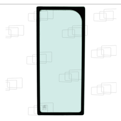 VITRE COTE DERRIERE PORTE GAUCHE YANMAR VIO20-6A VIO25-6A VIO26-6 VIO27-6 (À PARTIR DE 2017) VIO20-3 VIO25-3 VIO20-4 VIO25-4 ...