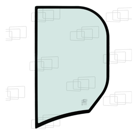 VITRE COTE DERRIERE PORTE GAUCHE YANMAR B55W-2 DE 2009 A 2011 063202F