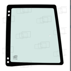 VITRE COTE DERRIERE PORTE GAUCHE (X SERIES) KUBOTA M100X M110X M120X M125X M128X M130X M135X M120 M125 M128 M130 M135 159068J