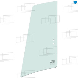 VITRE PARTIE HAUTE COULISSANTE PORTE GAUCHE JCB 8080 ZTS / 8085 ZTS (DE 2004 A 2014) 053991B