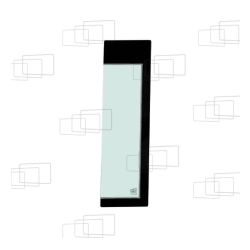 VITRE COTE DERRIERE PORTE DROITE KUBOTA R065 R082 R085 152322A