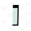 VITRE COTE DERRIERE PORTE DROITE KUBOTA R065 R082 R085 152322A