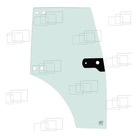 VITRE PORTE DROITE KUBOTA M8200 M9000 ME5700 ME8200 ME8200N ME9000 142506E