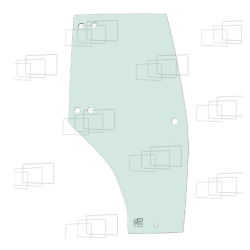 VITRE PORTE DROITE KUBOTA M8200 M9000 ME5700 ME8200 ME8200N ME9000 142501B