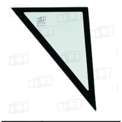 VITRE MAIN DROITE 1/4 BASSE KOMATSU PC24MR-5 PC26MR-5 PC30MR-5 PC35MR-5 PC45MR-5 PC55MR-5 PC58MR-5 PC80MR-5 (A PARTIR DE 2017...