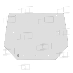 VITRE ARRIERE KUBOTA M1-75 M1-80 M1-85 M1-90 M1-100 M1-110 141727D