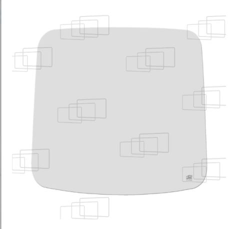 VITRE AVANT KUBOTA R520 141647I