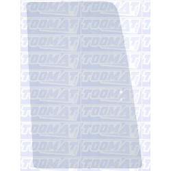 VITRE DROITE AVANT COULISSANTE (ANGLE DROIT) KKUBOTA U35-3 ZTS / U35-3 ZTS ALPHA / U45-3 ZTS / U45-3 ZTS ALPHA / U50-3 ZTS (A...