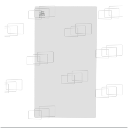 VITRE DROITE ARRIERE FIXE KUBOTA U35-3 ZTS / U35-3 ZTS ALPHA / U45-3 ZTS / U45-3 ZTS ALPHA / U50-3 ZTS (A PARTIR DE 2003) 055...