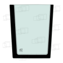 VITRE AVANT PARTIE BASSE GAUCHE KUBOTA M100X M110X M120X M125X M128X M130X M135X M120 M125 M128 M130 M135 159095E