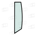 VITRE COTE DERRIERE PORTE GAUCHE/DROITE KUBOTA RT250-2 RT270-2 RT280-2 266484A