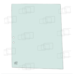 VITRE COULISSANTE ARRIERE DROITE YANMAR VIO80 / VIO80U / VIO80-1 / VIO80-2 / VIO82 /SV100-2 PB /B7-5B / B7-6 265932I