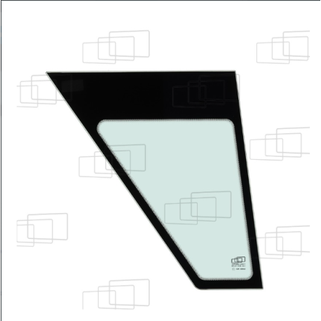 VITRE 1/4 PARTIE BASSE AVANT DROITE YANMAR VIO75 / B7-5 SIGMA/ SV100 164220F