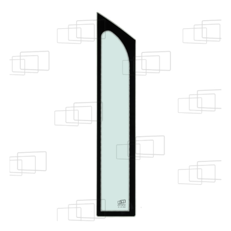 VITRE 1/4 PARTIE HAUTE AVANT DROITE YANMAR VIO75 / B7-5 SIGMA / SV100 164209J