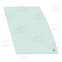 VITRE MAIN DROITE AVANT COULISSANTE YANMAR B7-5B / B7-6 SIGMA / SV100-1 / SV100-2 / VIO80 / VIO80U / VIO80-1 / VIO80-2 /VIO82...
