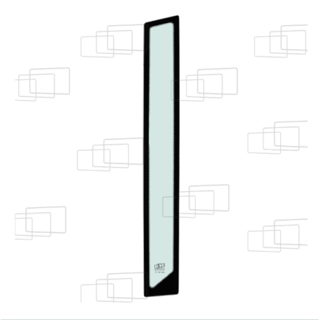 VITRE AVANT 1/4 GAUCHE YANMAR B7 SIGMA / VIO70-3 / VIO75 153185J