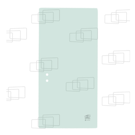 VITRE DROITE ARRIERE COULISSANTE YANMAR / B7 SIGMA / VIO70-3 / VIO75 151537G