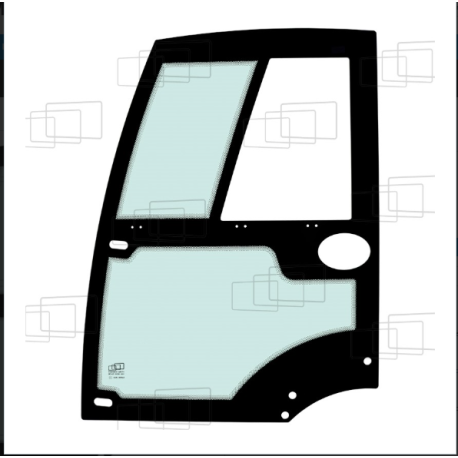 VITRE PORTE GAUCHE EURO6 MATHIEU AZURA YNO MC210 216 AQUADYNE MC210 216 (A PARTIR 2017) 153832F
