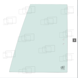 VITRE PORTE COULISSANTE GAUCHE/DROITE MATHIEU AZURA YNO MC210 216 AQUADYNE MC210 216 (A PARTIR 2017) 0150111J