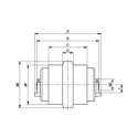 Galet inférieur NEUSON 1502 / 1502RD / 1503 / 1503RD / 1703 UF023Z7C-NEUSON3