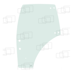 VITRE PORTE GAUCHE KUBOTA M6040/M7040/M7060/M8540/M8560/M9540/M9960/M5091UN/M5111/M5-112H/UN 141472J