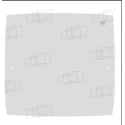VITRE AVANT PARTIE BASSE WACKER NEUSON 1503RD 2203 1403RD 1703 1903RD 2003 056158I