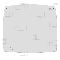 VITRE AVANT PARTIE HAUTE WACKER NEUSON 1503RD 2203 1403RD 1703 1903RD 2003 056164B