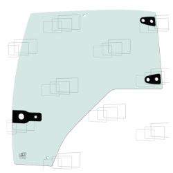 VITRE PORTE GAUCHE COURBE MC CORMICK TTX 190 TTX 210 TTX 230 XTX 145 TIER 3 XTX 165 TIER 3 132924A
