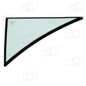 VITRE COTE DERRIERE PORTE PARTIE BASSE DROITE CATERPILLAR 414E/416E/420E/430E/450E(DE 2005 A 2012) 416F/420F/420F/430F/430F(D...