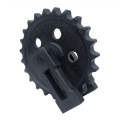 Roue folle JCB 8025 ZTS P010114