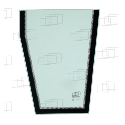 VITRE AVANT PARTIE BASSE DROITE CATERPILLAR 416D/24D/428D/432D/438D/442D/446D (DE 2000 A 2005) 057436B