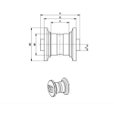 Galet inférieur Kobelco SK17SR-5 A007203