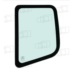VITRE COTE DERRIERE PORTE GAUCHE KOMATSU PC300-7/PC340-7/PC350-7/PC380-7/PC400-7/PC450-7/PC600-7/PC650-7/PC750-7/PC800-7 (DE ...