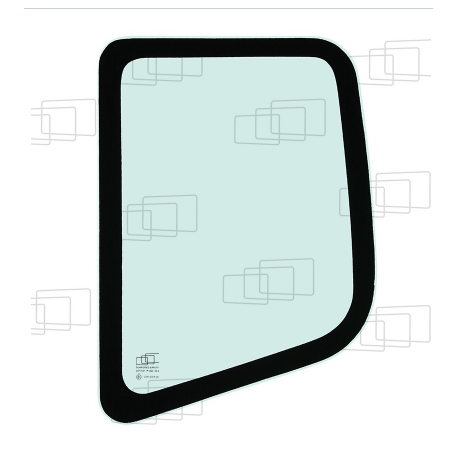 VITRE COTE DERRIERE PORTE GAUCHE KOMATSU PC300-7/PC340-7/PC350-7/PC380-7/PC400-7/PC450-7/PC600-7/PC650-7/PC750-7/PC800-7 (DE ...