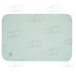 VITRE ARRIERE (PLAT) KOMATSU PC130-7/PC160-7/PC180-7/PC200-7/PC210-7/PC220-7/PC230-7/PC240-7/PC270-7/PC290-7 (DE 2003 A 2006)...