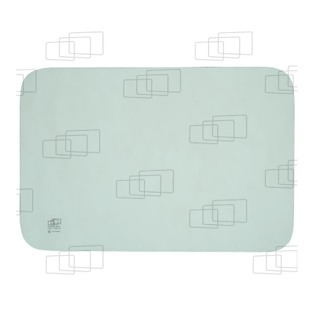 VITRE ARRIERE (PLAT) KOMATSU PC130-7/PC160-7/PC180-7/PC200-7/PC210-7/PC220-7/PC230-7/PC240-7/PC270-7/PC290-7 (DE 2003 A 2006)...