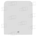 VITRE AVANT HAUTE KOMATSU PC75-1/PW75-1/PC95-1/PW95-1 (DE 1996 A 1999) PC75R-2/PC95R-2 (DE 1999 A 2007) 053853D