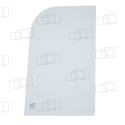 VITRE DROITE AVANT COULISSANTE KOMATSU PC20MR-2 / PC27MR-2 / PC30MR-2 / PC35MR-2 / PC40MR-2 / PC50MR-2 (DE 2004 A 2010) 054070G