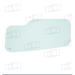 VITRE PORTE PARTIE BASSE KOMATSU PC60-7 / PC70-7 / PC100-6Z / PC120-6Z / PC200-6Z / PC220-6Z / PC250HD-6Z / PC300-6Z PC400-6C...