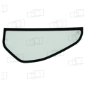 VITRE SECTION BASSE DE LA PORTE PARTIE HAUTE KOMATSU PC128US-2 / PC128UU-2 / PC138US-2 / PC138US-2E1 / PC138USLC-2 (DEL 2001 ...